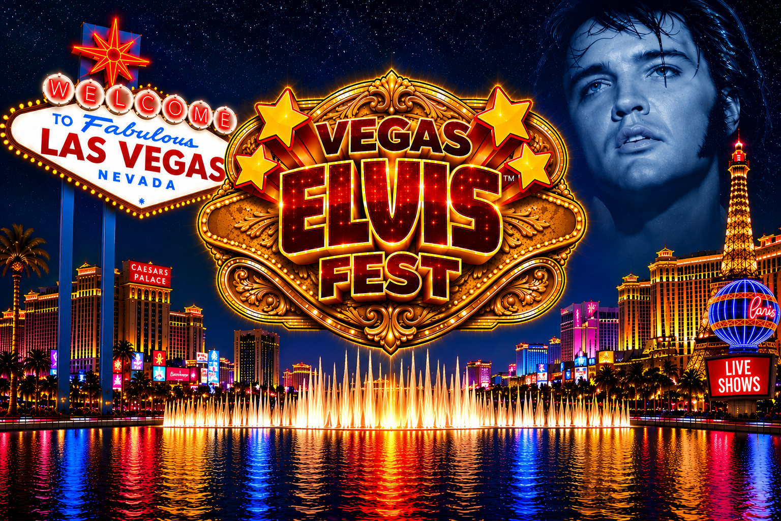 Vegas Elvis™ Fest 2027 – live show at Athena Showlounge, Las Vegas
